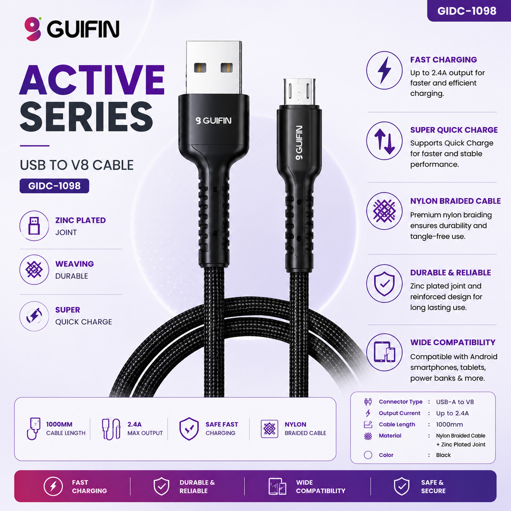 ACTIVE SERIES BRADEAD V8 CABLE