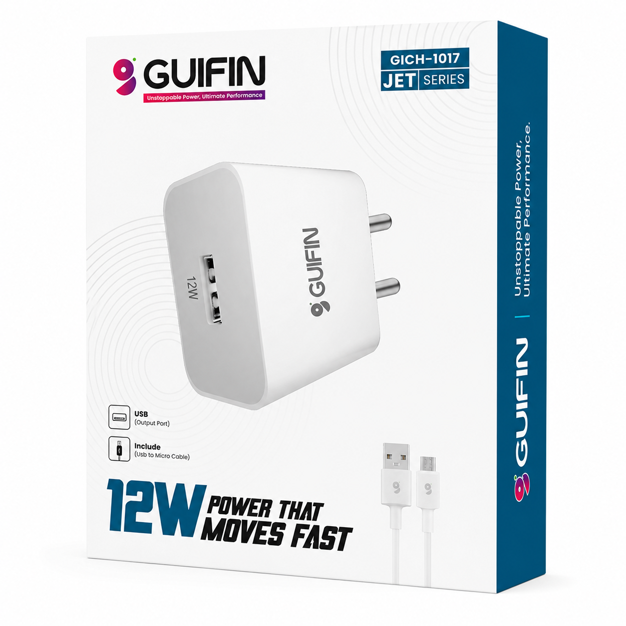 JET SERIES V8 1 USB 12W